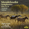 Mendelssohn: Symphonies Nos. 3 & 4 ('scottish' & 'italian') by Philharmonia Orchestra
