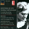 Brahms, J.: Violin Concerto, Op. 77 / Mendelssohn, Felix: Violin Concerto, Op. 64 (de Vito) (1952) by Gioconda de Vito