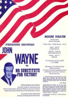 No Substitute for Victory by Wayne, John