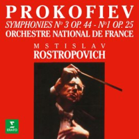 Prokofiev: Symphonies Nos. 1 "Classical" & 3 by Mstislav Rostropovich