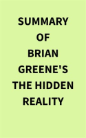 Summary of Brian Greene's The Hidden Reality by Media, IRB