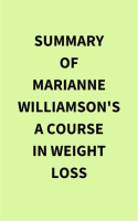Summary of Marianne Williamson's A Course In Weight Loss by Media, IRB