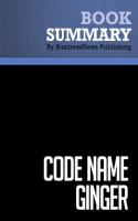 Summary: Code Name Ginger by Publishing, BusinessNews