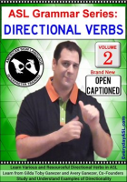 ASL Grammar Series: Directional Verbs, Vol. 2 by Ganezer, Gilda Toby
