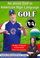 All about Golf in American Sign Language by Ganezer, Gilda Toby