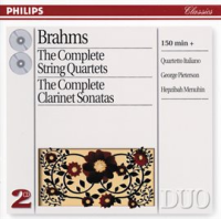 Brahms: The Complete String Quartets/Clarinet Sonatas by Quartetto Italiano
