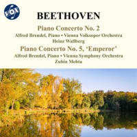 Beethoven: Piano Concertos Nos. 2 & 5 "Emperor" by Alfred Brendel
