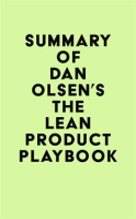 Summary of Dan Olsen's The Lean Product Playbook by Media, IRB