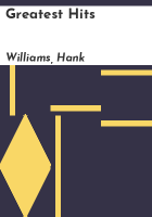 Greatest hits by Williams, Hank