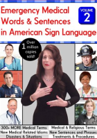 Emergency Medical Words & Phrases in American Sign Language, Vol. 2 by Ganezer, Gilda Toby