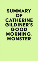 Summary of Catherine Gildiner's Good Morning, Monster by Media, IRB