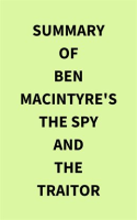 Summary of Ben Macintyre's The Spy and the Traitor by Media, IRB