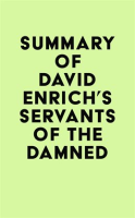 Summary of David Enrich's Servants of the Damned by Media, IRB
