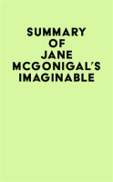 Summary of Jane McGonigal's Imaginable by Media, IRB