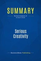 Summary: Serious Creativity by Publishing, BusinessNews