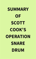 Summary of Scott Cook's Operation Snare Drum by Media, IRB