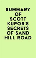 Summary of Scott Kupor's Secrets of Sand Hill Road by Media, IRB