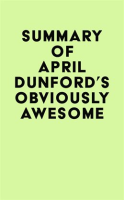 Summary of April Dunford's Obviously Awesome by Media, IRB
