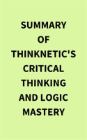 Summary of Thinknetic's Critical Thinking and Logic Mastery by Media, IRB
