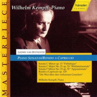 Beethoven: Piano Sonatas Nos. 8, 21 And 23 / Rondo A Capriccio by Wilhelm Kempff