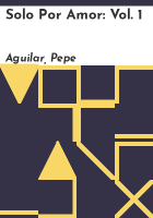 Solo por amor by Aguilar, Pepe