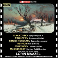 Tchaikovsky, Rimsky-Korsakov, Respighi, Stravinsky, Mussorgsky & Prokofiev: Orchestral Works by Lorin Maazel