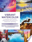 Vibrant watercolor by Chandramohan, Geethu