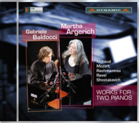 Works For Two Pianos by Martha Argerich
