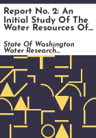 Report no. 2 by State of Washington Water Research Center
