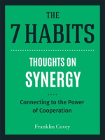 Thoughts on Synergy by Covey, Stephen R