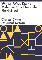 What was done by Classic Crime (Musical group)