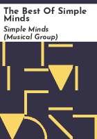 The best of Simple Minds by Simple Minds (Musical group)