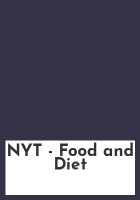 NYT - Food and Diet
